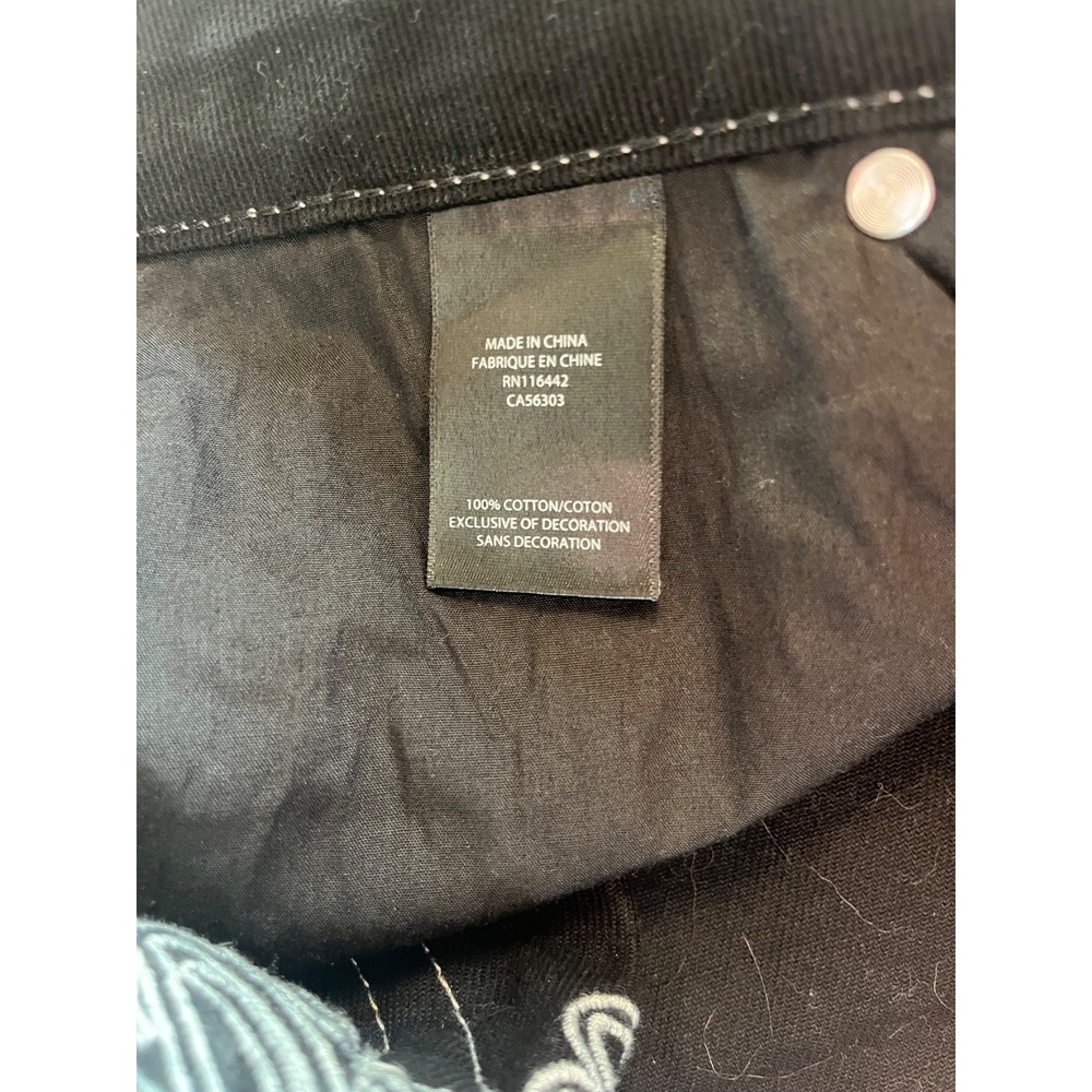 Cyber Y2K Grunge Skater Yakuza Streetwear GraphicJorts BlackSilver Ninth Hall 32 - Picture 8 of 9